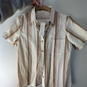 Roolee Button Up, Brand new with tags!